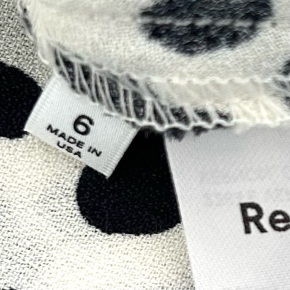 Reformation Bea Midi Skirt Ocelot Animal Print Leopard Spots Dots Black Size 6 - Picture 5 of 16